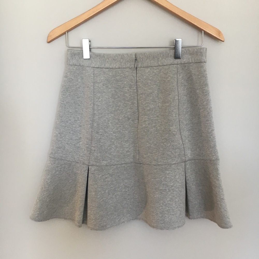 Madewell Gray Jersey Mini Skirt Size 4 Like New! - Picture 3 of 4